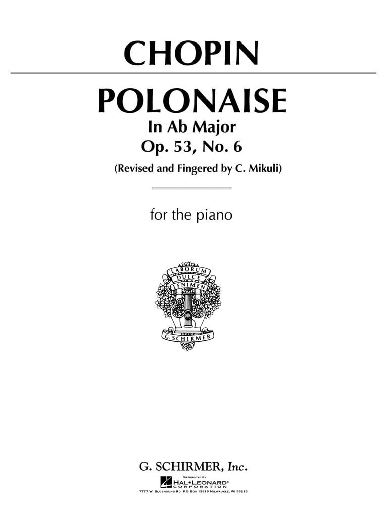 Polonaise, Op. 53 in Ab Major